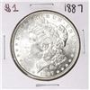 Image 1 : 1887 $1 Morgan Silver Dollar Coin