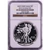 Image 1 : 2013-W $1 American Silver Eagle Coin NGC SP69 Enhanced Finish