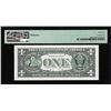 Image 2 : 1969A $1 Federal Reserve Note PMG Choice Uncirculated 64 Dual Courtesy Autograph