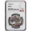 Image 1 : 1880-S $1 Morgan Silver Dollar Coin NGC MS65 Great Color