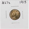 Image 1 : 1915 $2 1/2 Indian Head Quarter Eagle Gold Coin