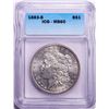 Image 1 : 1883-S $1 Morgan Silver Dollar Coin ICG MS60