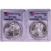 Image 1 : Lot of 1991-1992 $1 American Silver Eagle Coins PCGS MS68 First Strike