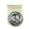 Image 1 : Roll of (20) Brilliant Uncirculated 1958-D Franklin Half Dollar Coins