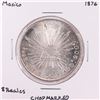 Image 1 : 1876 Mexico 8 Reales Silver Coin Chopmarked