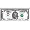Image 2 : 1969C $5 Federal Reserve Note Partial Offset Error