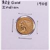 Image 1 : 1908 $2 1/2 Indian Head Quarter Eagle Gold Coin