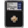 Image 1 : 2017 $5 American Gold Eagle Coin NGC MS70 First Day of Issue Edmund Moy C. Signature