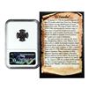 Image 2 : El Cazador Shipwreck (1772-83) Mexico 1/2 Real Silver Coin NGC Genuine w/ Story Card