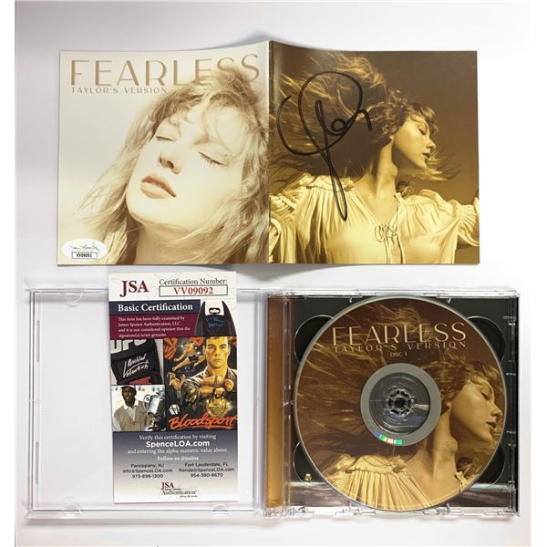 Autograph Signed  Taylor Swift CD JSA