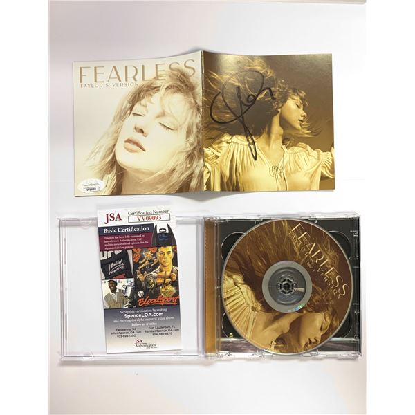 Autograph Signed  Taylor Swift CD JSA