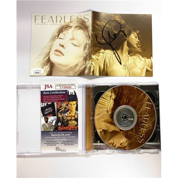 Autograph Signed  Taylor Swift CD JSA
