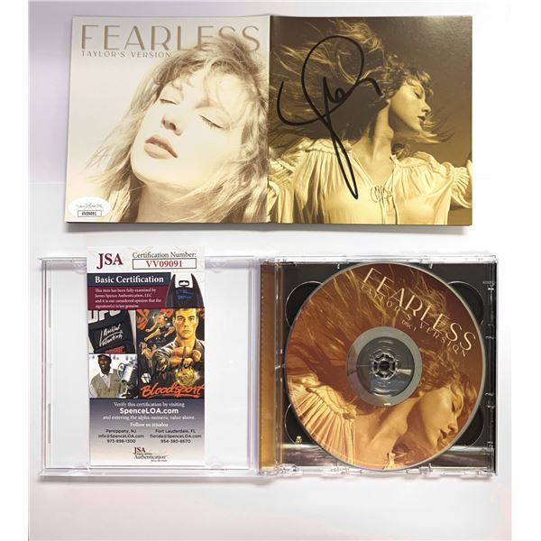 Autograph Signed  Taylor Swift CD JSA