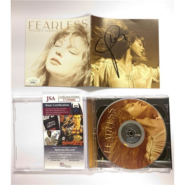 Autograph Signed  Taylor Swift CD JSA