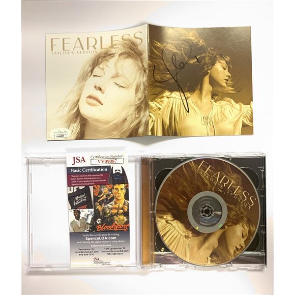 Autograph Signed  Taylor Swift CD JSA
