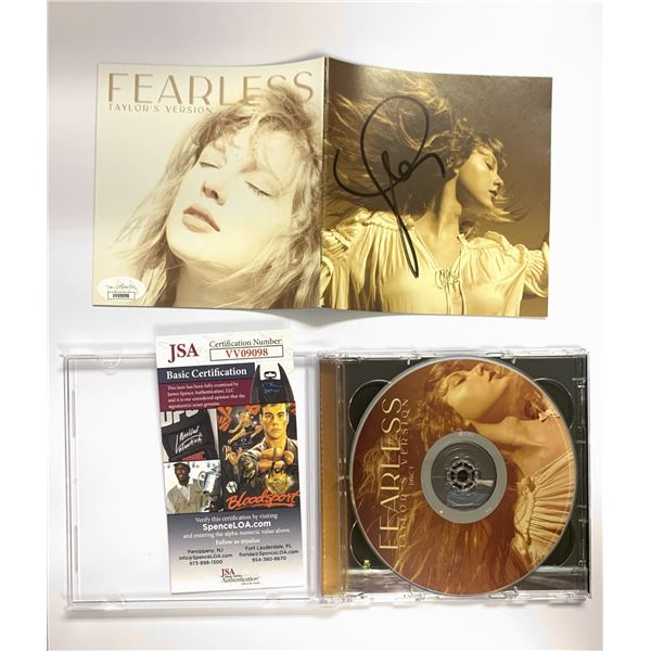 Autograph Signed  Taylor Swift CD JSA