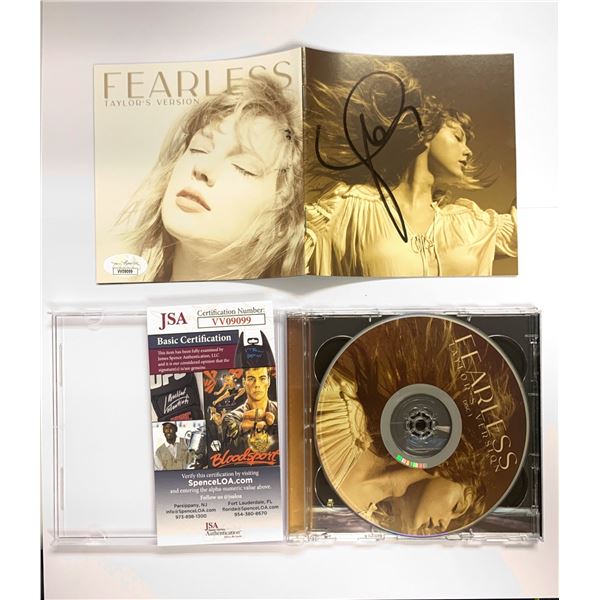 Autograph Signed  Taylor Swift CD JSA