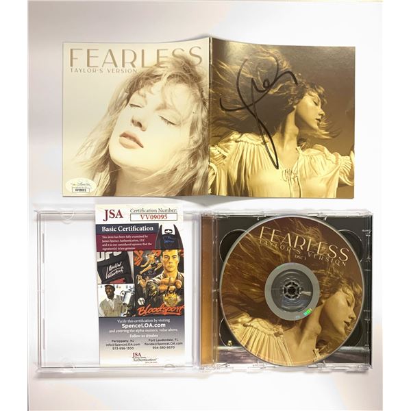 Autograph Signed  Taylor Swift CD JSA