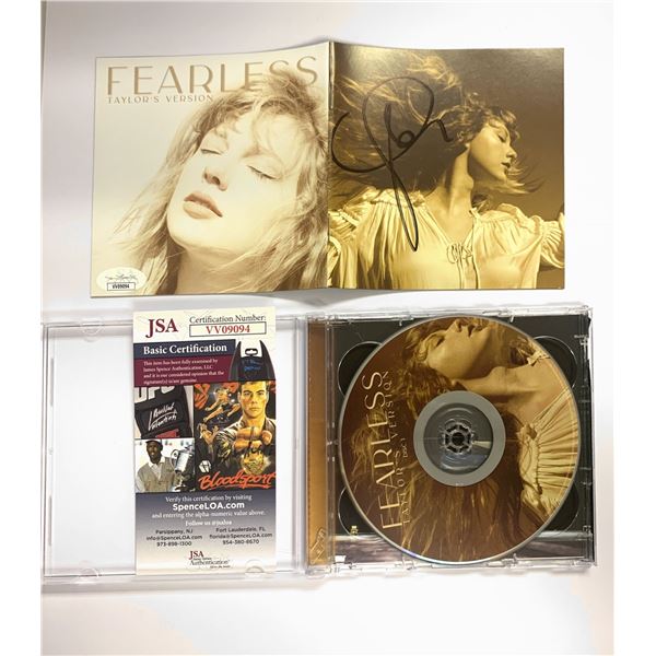 Autograph Signed  Taylor Swift CD JSA