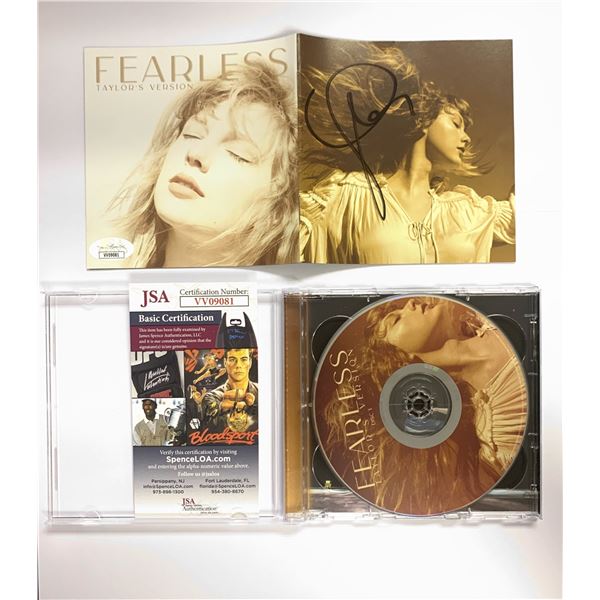 Autograph Signed  Taylor Swift CD JSA