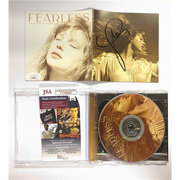 Autograph Signed  Taylor Swift CD JSA