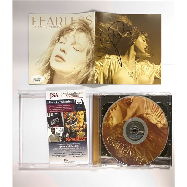 Autograph Signed  Taylor Swift CD JSA