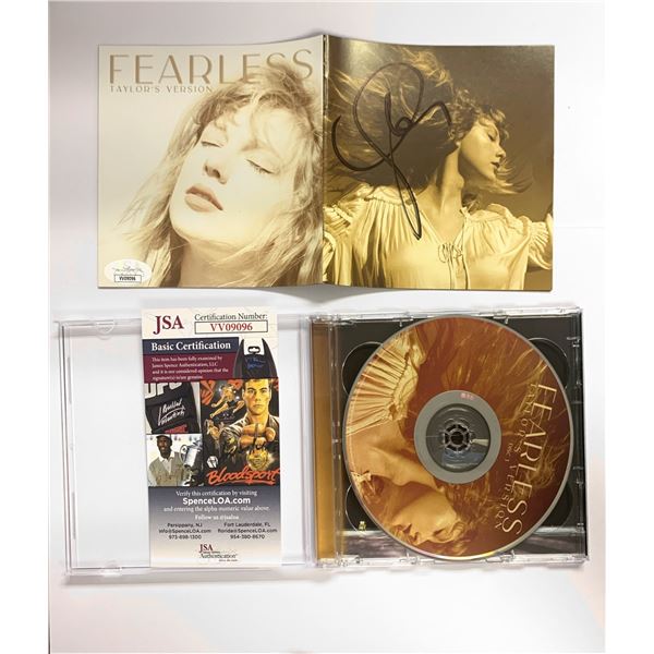 Autograph Signed  Taylor Swift CD JSA