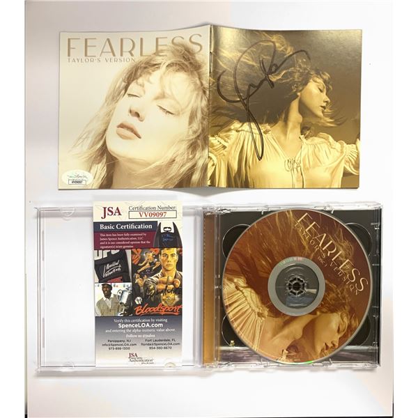 Autograph Signed  Taylor Swift CD JSA