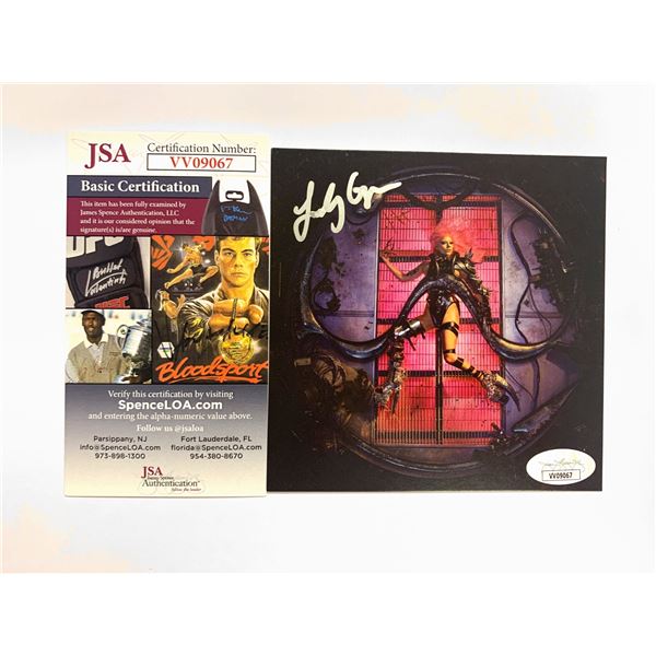 Autograph Signed  Lady Gaga Card JSA