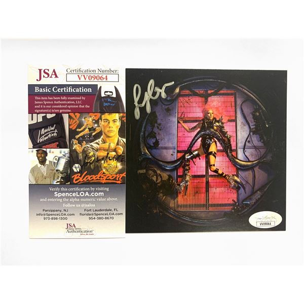 Autograph Signed  Lady Gaga Card JSA