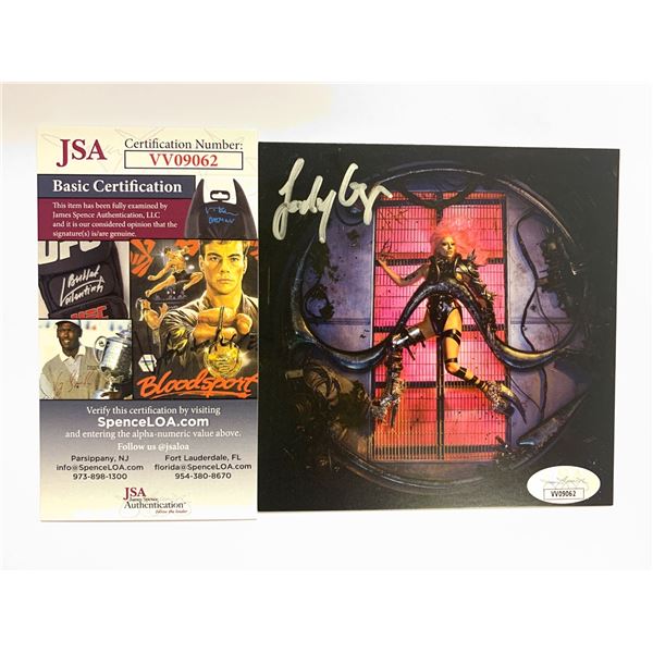 Autograph Signed  Lady Gaga Card JSA