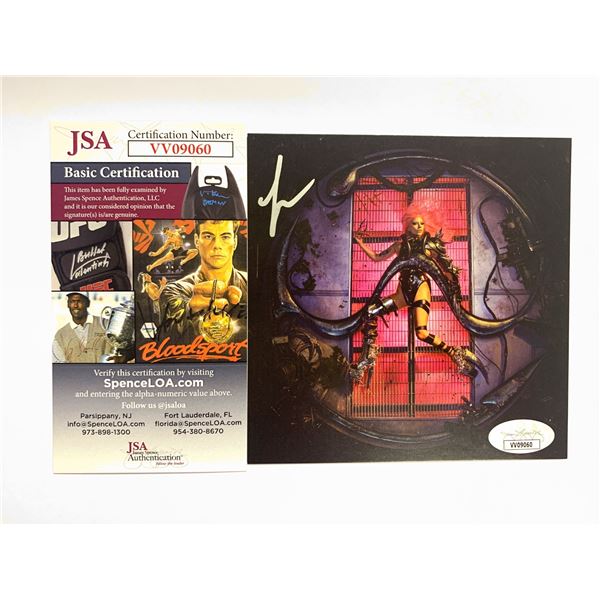 Autograph Signed  Lady Gaga Card JSA