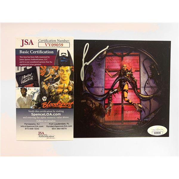 Autograph Signed  Lady Gaga Card JSA