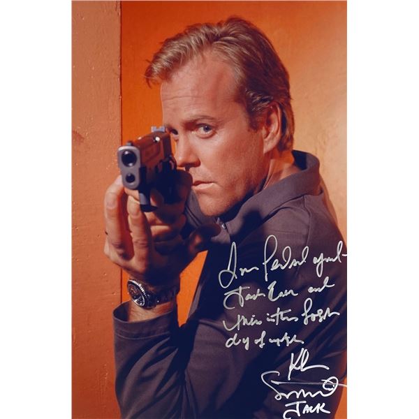 Autograph Signed  Kiefer Sutherland Photo