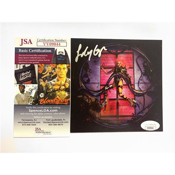Autograph Signed  Lady Gaga Card JSA