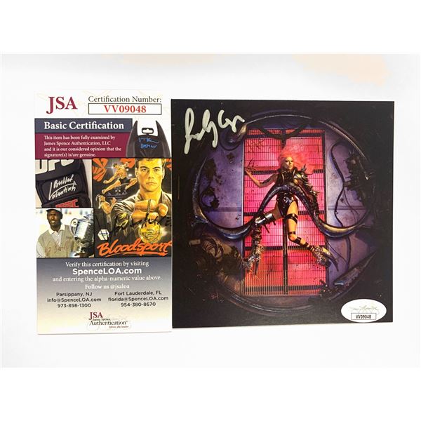 Autograph Signed  Lady Gaga Card JSA
