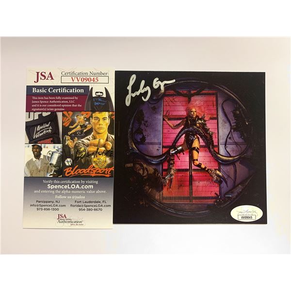 Autograph Signed  Lady Gaga Card JSA