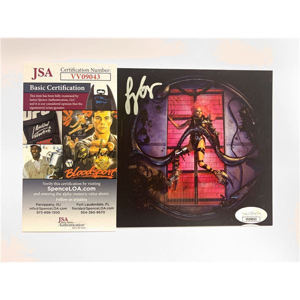 Autograph Signed  Lady Gaga Card JSA