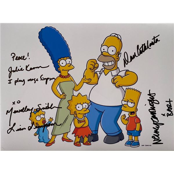 Autograph Signed  Simpsons Photo