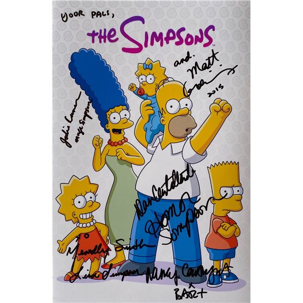 Autograph Signed  Simpsons Photo