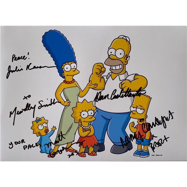 Autograph Signed  Simpsons Photo