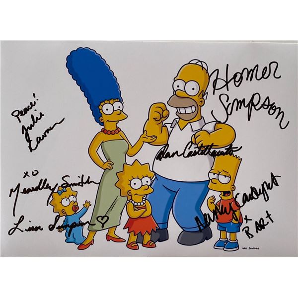 Autograph Signed  Simpsons Photo