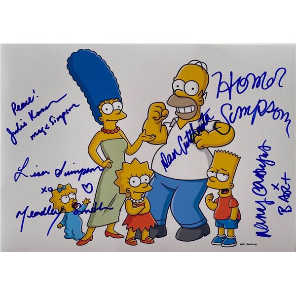 Autograph Signed  Simpsons Photo
