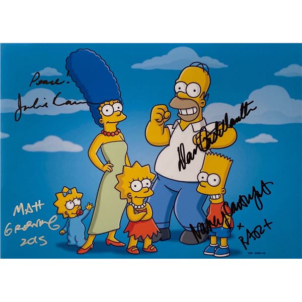 Autograph Signed  Simpsons Photo
