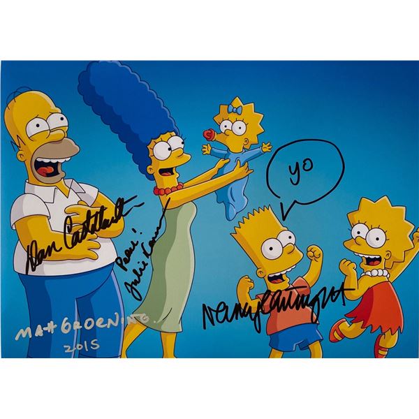 Autograph Signed  Simpsons Photo