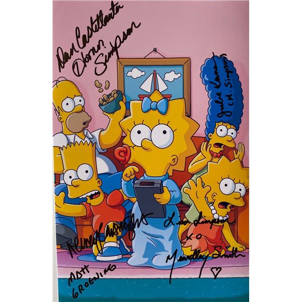 Autograph Signed  Simpsons Photo