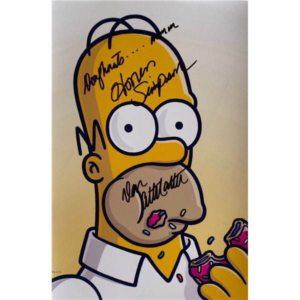 Autograph Signed  Simpsons Photo
