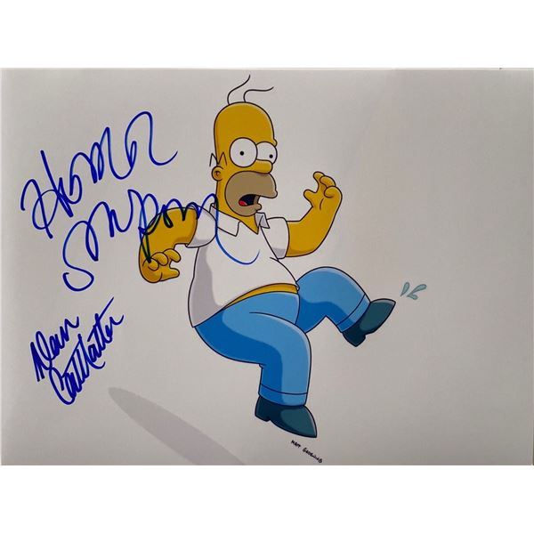 Autograph Signed  Simpsons Photo