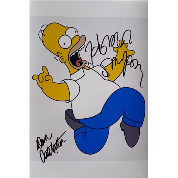 Autograph Signed  Simpsons Photo