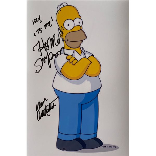 Autograph Signed  Simpsons Photo